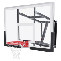 Баскетбольный щит DFC со съёмным регулятором высоты, стекло 6 мм, 120 х 80 см
